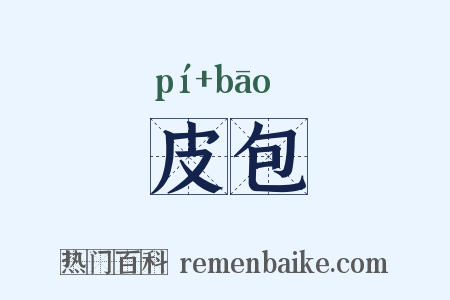 皮包是什么意思的图片